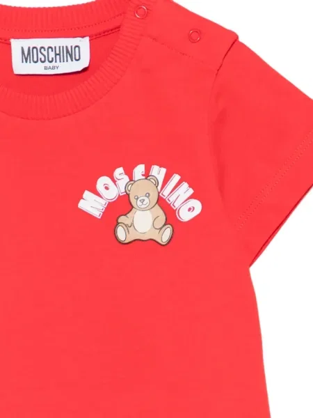Koszulka dziecięca Moschino czerwona