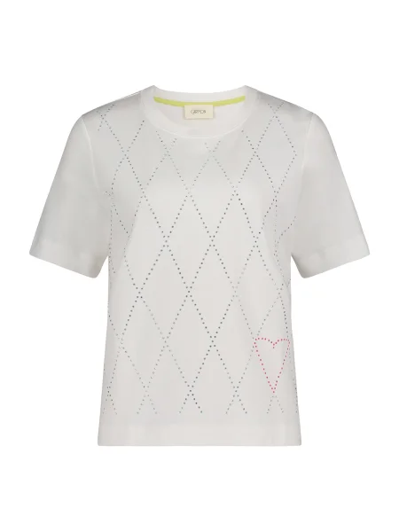 Cartoon Tricou crem