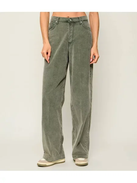 DONDUP made in Italy Pantaloni Dakota | catifea reiată verde