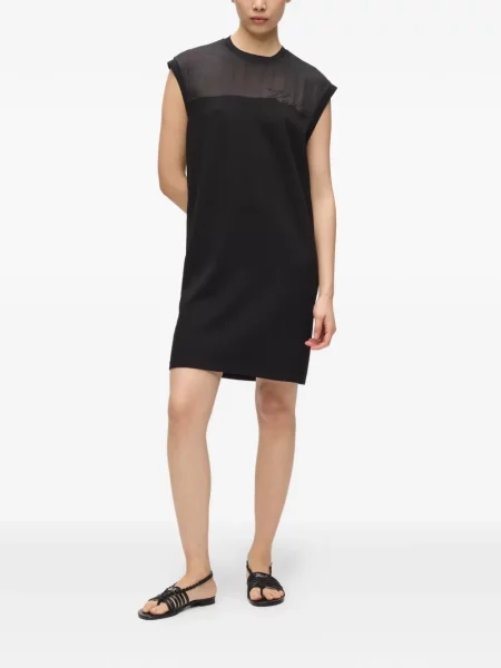 Rochie tip cămașă Karl Lagerfeld de costum negru