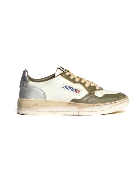 Sneakersy Autry biznesowe zielone