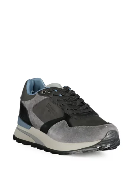 Sneakerși Blauer din piele de căprioară gri