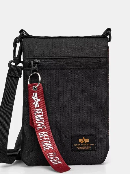 Alpha Industries táska Travel Sling Bag fekete