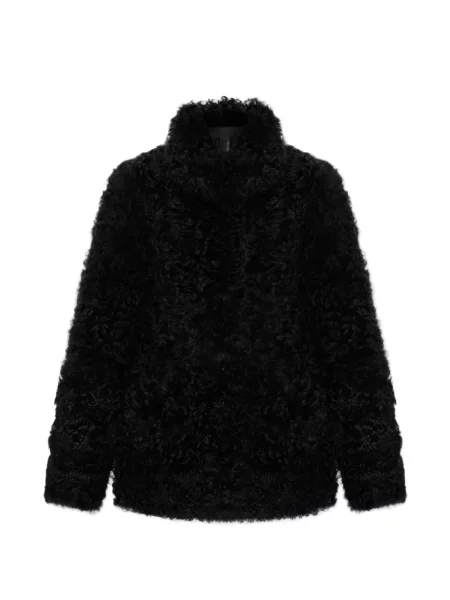 Reversibil palton By Malene Birger din piele negru