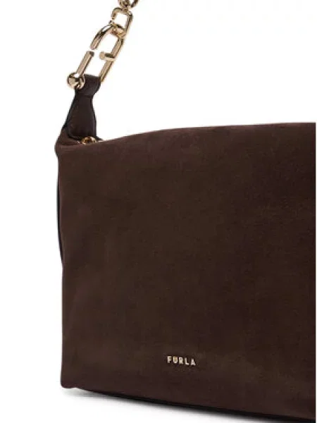 Crossbody kabelka Furla hnedá