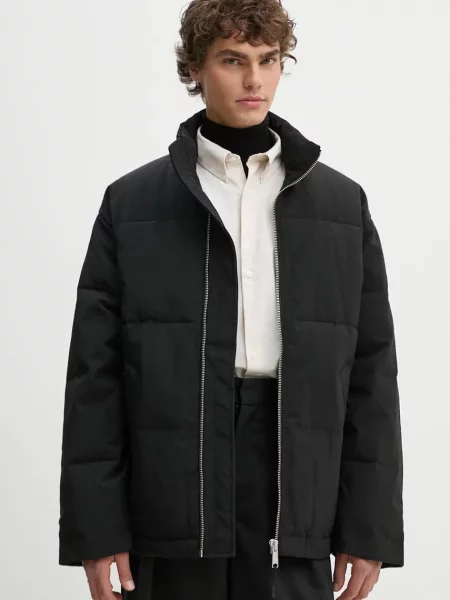 Won Hundred geaca barbati de iarna oversize negru