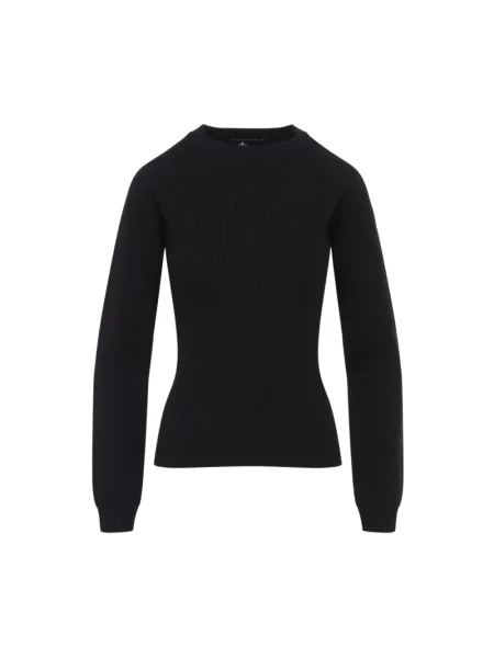 Sweter Moncler wełniany czarny