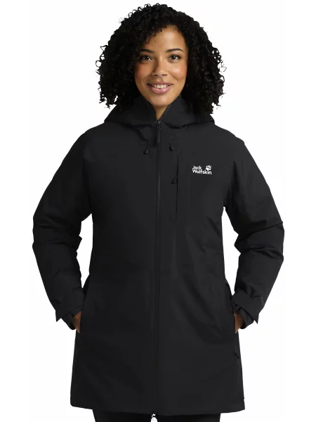 Пуховик Jack Wolfskin Icecape 2l down ins jkt w rds чорний