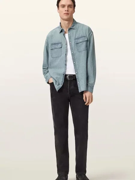 Джинсовая рубашка Allsaints