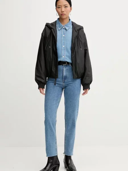 Rains kurtka Lohja Bomber Jacket zimowa czarny