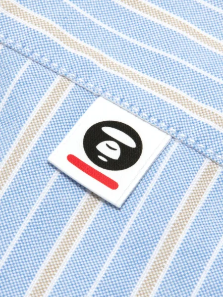 Cămașă Aape By A Bathing Ape cu dungi albastru