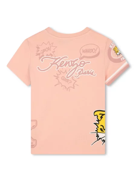 Dětské tričko Kenzo růžové