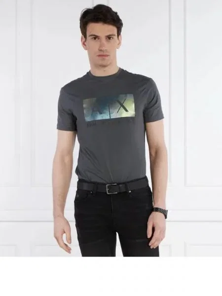 Armani Exchange Tricou gri