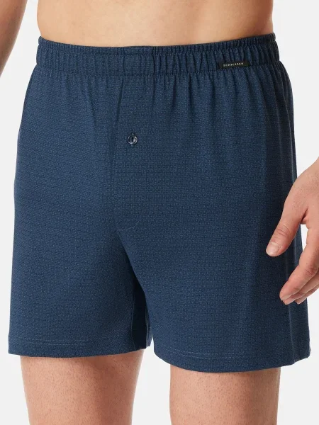 SCHIESSER Boxeralsók Basic sötétkék fekete