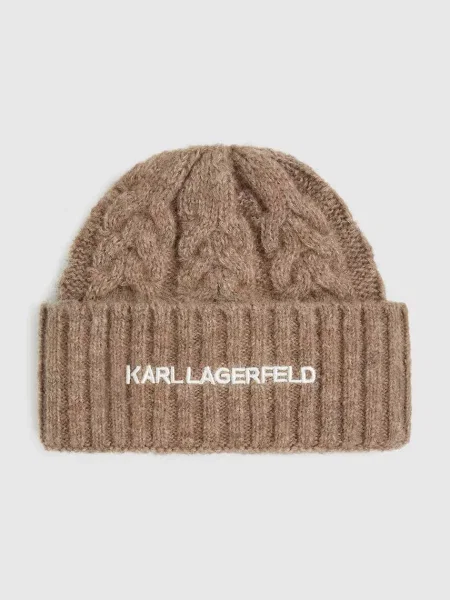 Шапка Karl Lagerfeld бежово