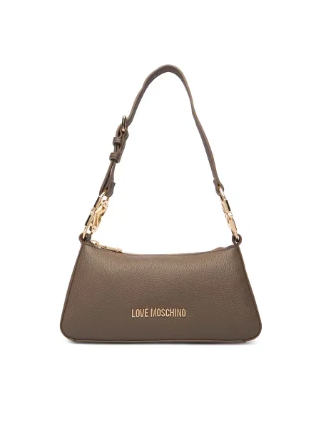 LOVE MOSCHINO Ročna torba rjava
