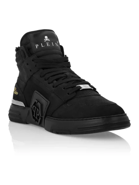 Sneakersy Philipp Plein skórzane czarne