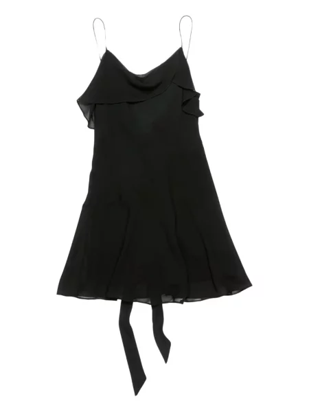 Rochie Acne Studios cu funde de costum negru