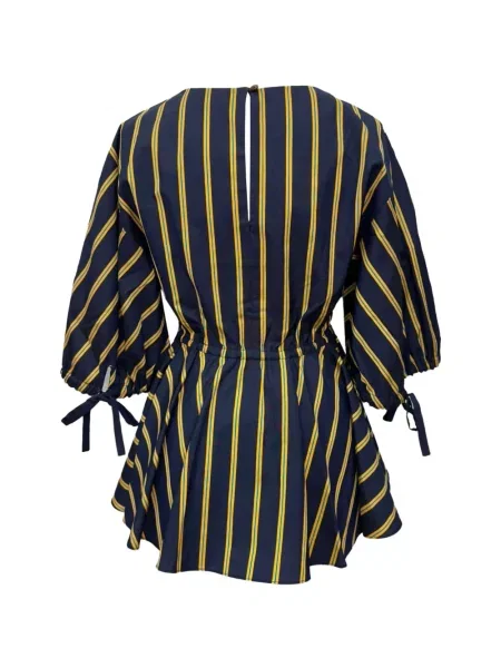 Top Jason Wu cu dungi albastru