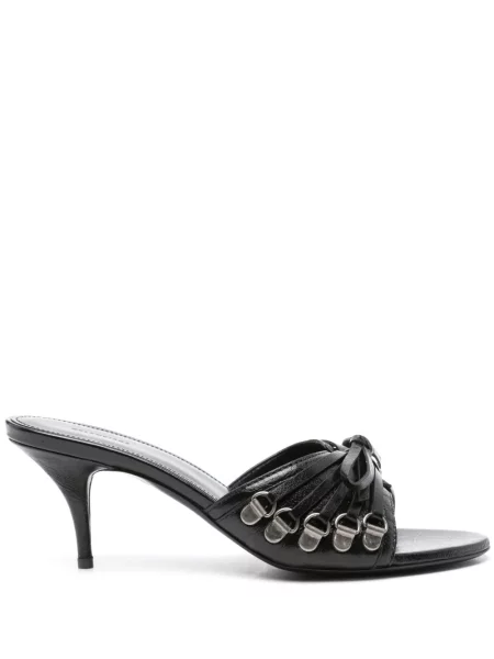 Papuci tip mules Balenciaga negru