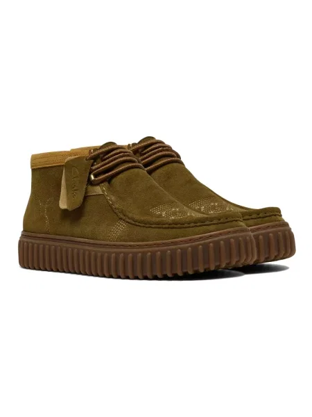 Buty do kostki Clarks zielone