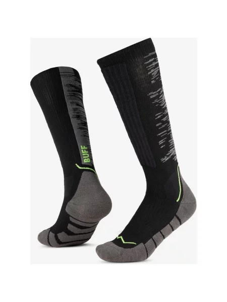 Skarpety Buff Merino Heavyweight Over The Calf S czarny