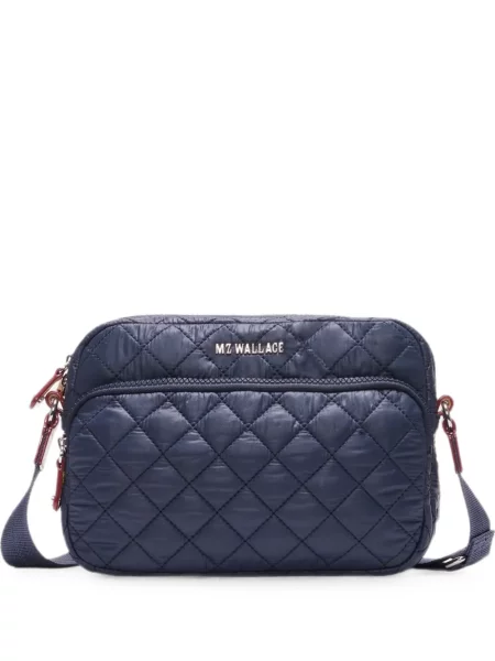 Matlasat geanta crossbody Mz Wallace albastru