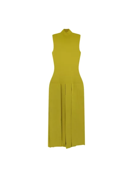 Sukienka maxi Alaïa żółta