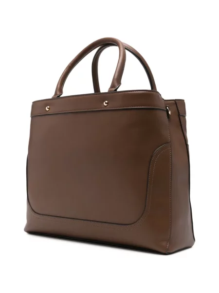 Shopper kabelka Twinset hnedá