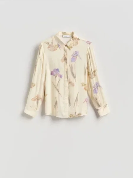 Reserved сорочка з квітковим принтом різнобарвний 