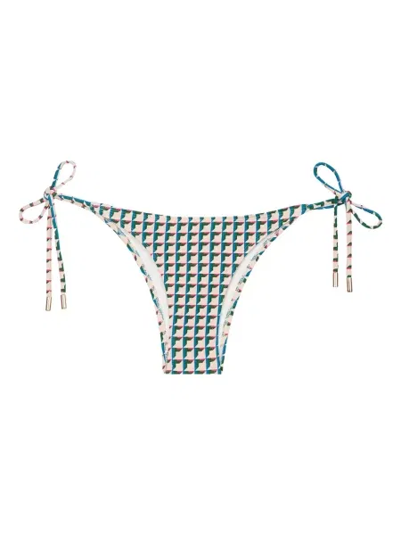 Bikini Lenny Niemeyer cu imagine cu imprimeu geometric cu legături