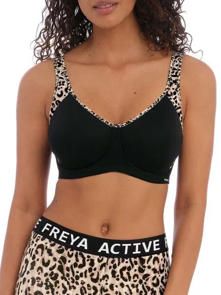 Топ спортивний Freya Active поліамід/поліестер чорний