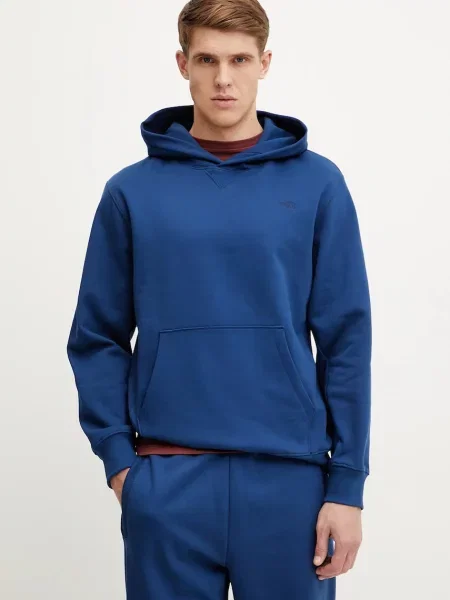 The North Face bluza Dome Relaxed z kapturem gładka granatowy