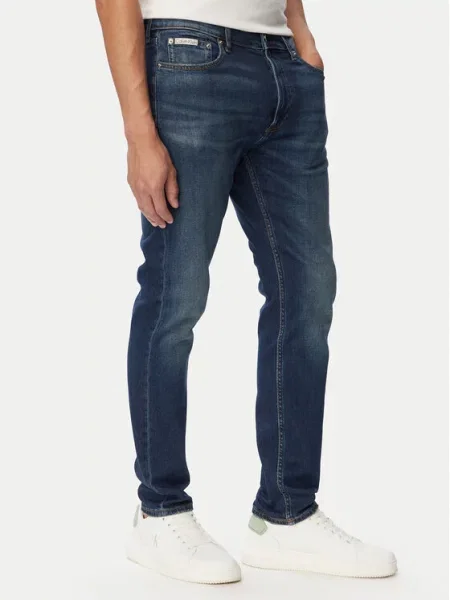 Calvin Klein Jeans Blugi Classic Taper Fit albastru
