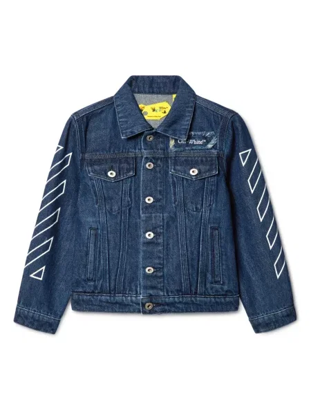 Kurtka jeansowa dziecięca Off-white biała