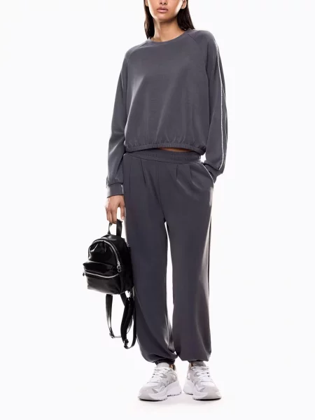 Штани спортивні модал/поліестер сірий