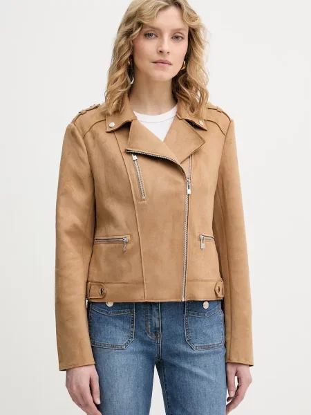 Morgan geacă de biker pentru femei maro
