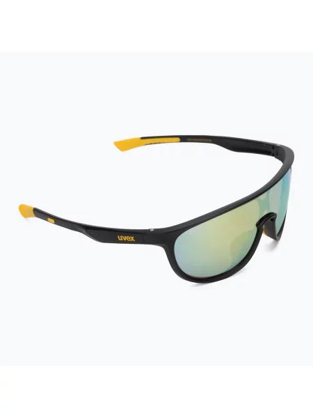 Детски слънчеви очила Sportstyle black matt/mirror yellow черно