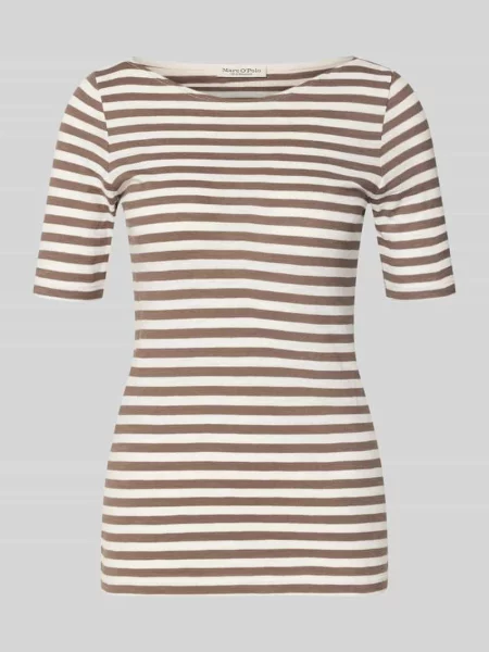 T-shirt Slim Fit z czystej bawełny Marc O'polo