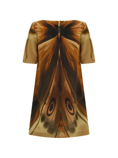Scurt rochie mini Alberta Ferretti maro
