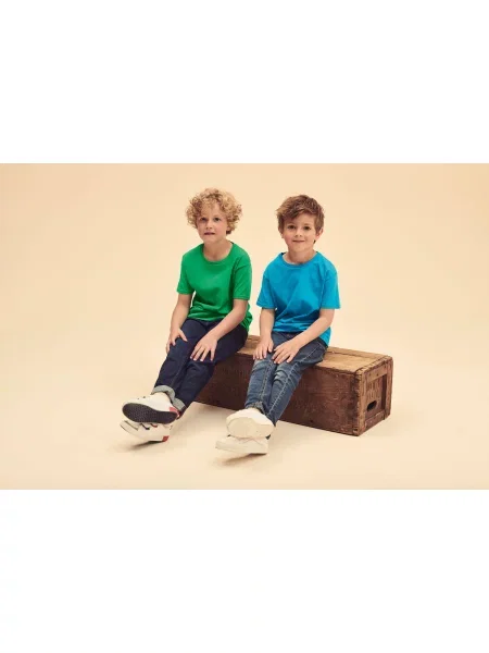 Tricou copii Fruit Of The Loom verde