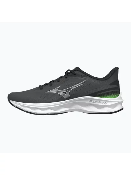 Кросівки для бігу Mizuno Wave Serene 2 black/silver/glowing apple чорні