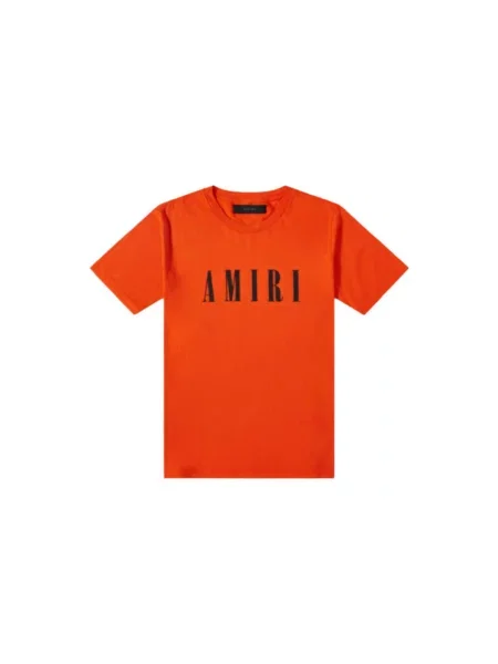 Tricou Amiri cu autograf portocaliu