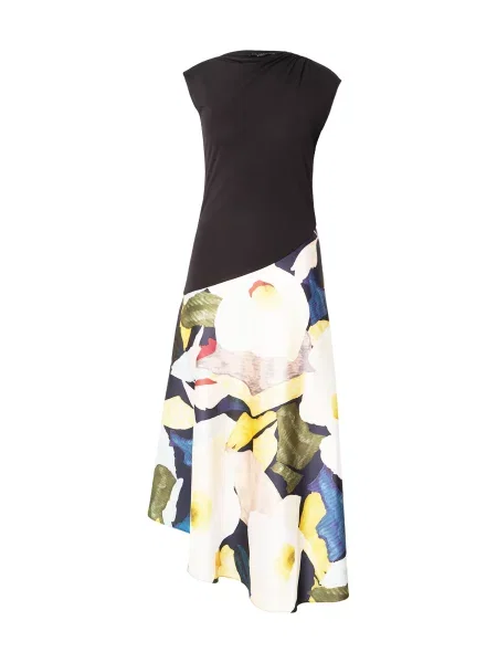 Ted Baker Rochie AESLYN crem / albastru marin / galben pastel negru