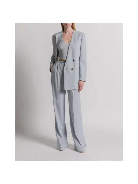 Marynarka Alberta Ferretti niebieska