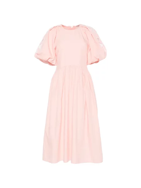 Rochie Stine Goya cu broderie roz