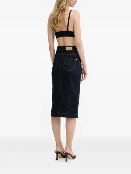 Fustă din denim Marciano albastru