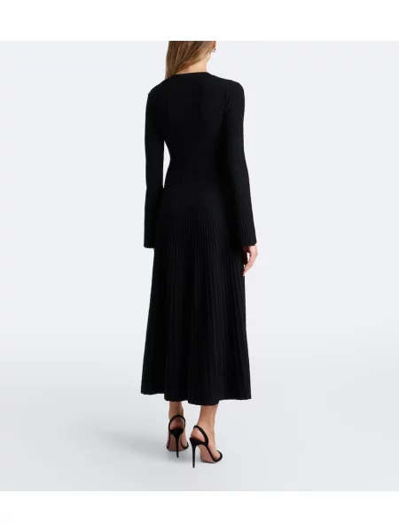 Rochie midi Simkhai tricotate negru