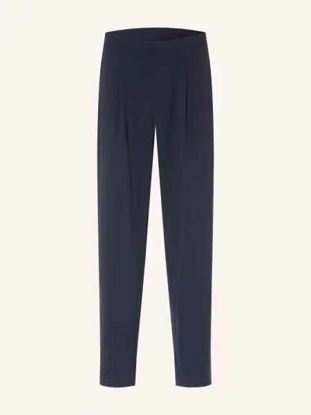 Alphatauri Kalhoty Panns Slim Fit tmavě modrá