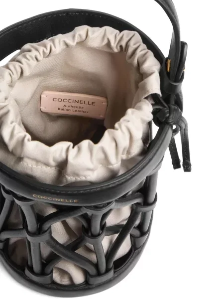 Geantă bucket Coccinelle mini negru
